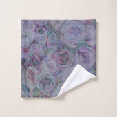 Waterverf Rozen lavender Bad Handdoek (Wasdoekje)