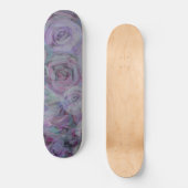 Waterverf Rozen lavender Skateboard (Voorkant)