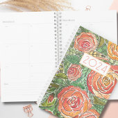Waterverf Rozen Maandplanner Planner