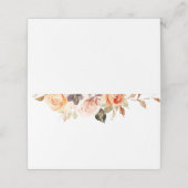 Waterverf Rozen Shabby Chic Place Kaarten (Buitenkant ongevouwen)