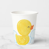 Waterverf Rubber Duck Party Papieren Bekers (Voorkant)