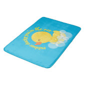 Waterverf Rubber Ducky Jij bent de Een Badmat (Gekanteld)