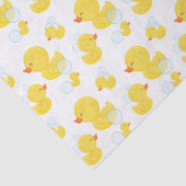 Waterverf Rubber Ducky Tissuepapier (Detail)