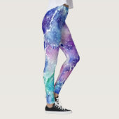 Waterverf ruimte leggins leggings (Rechts)