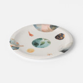 Waterverf Ruimte Verjaardagspapier Borden Papieren Bordje (Gekanteld)