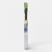 Waterverf Rustic Floral w Wood Butterfly Script Case-Mate iPhone Case (Achterkant/links)