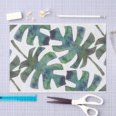 Waterverf Rustic Palm laat tropisch Tissuepapier (Craft)