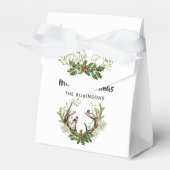 Waterverf Rustic Reindekerst Bedankdoosjes (Voorkant Zijde)