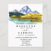 Waterverf Rustic Wedding F Flyer (Voorkant)