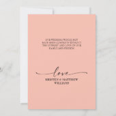 Waterverf Rustic Wedding Photo Mountain Sunset Bedankkaart (Achterkant)