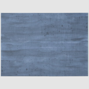 Waterverf Rustic Wood Navy Blue Decoupage Tissuepapier