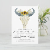 Waterverf Rustieke Rodeo | Trouwbloemen 2 Kaart (Staand voorkant)