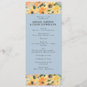 Waterverf Rustige zonnebloem Bouquet Programma (Voorkant)