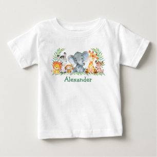 Waterverf Safari Baby Dieren Olifant