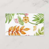 Waterverf Safari Oerwoud Book Request Baby shower Informatiekaartje (Achterkant)