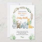 Waterverf safaridieren kaart (Voorkant)