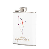 Waterverf Sagittarius Bow & Arrow Heupfles (Links)