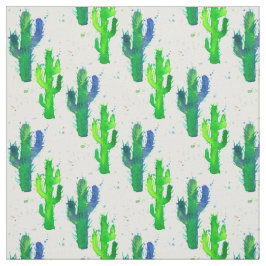 Waterverf Saguaro Cactus Stof
