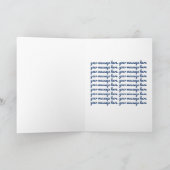 Waterverf Sailboot Happy Birthday Son Card Kaart (Binnen)