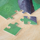 Waterverf Sakura Cherry Blossom Legpuzzel (Zijkant)