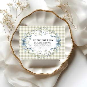 Waterverf Salie Gingham eekhoorn Boeken voor Baby Informatiekaartje