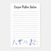 Waterverf Salon op persoonlijke titel Post-it® Notes (Voorkant)