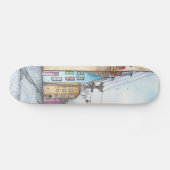 Waterverf San Francisco Skateboard (Horizontaal)