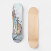 Waterverf San Francisco Skateboard (Voorkant)