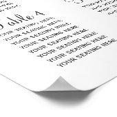 waterverf sappend bruiloft poster (Hoek)