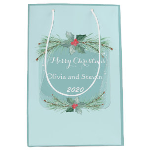 Waterverf saus, kerstmis medium cadeauzakje
