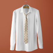 Waterverf Scandinavian Gnome Cute Kerstmis Stropdas