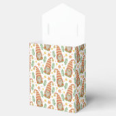 Waterverf Scandinavian Gnome Monogram Kerstmis Bedankdoosjes (Geopend)