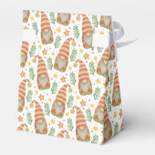 Waterverf Scandinavian Gnome Monogram Kerstmis Bedankdoosjes (Achterkant)