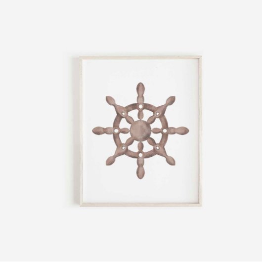 waterverf  Schaapwiel print