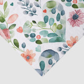 Waterverf schattig bloesbloesem tissuepapier (Detail)