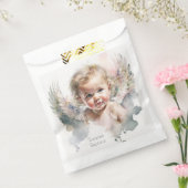 Waterverf schattige Angel Baby Baptisme Bedankzakje (Gezegeld)