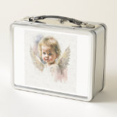 Waterverf schattige baby-engelsticker (Achterkant)