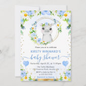 Waterverf Schattige Oerwoud Hippo Baby shower Kaart (Voorkant)