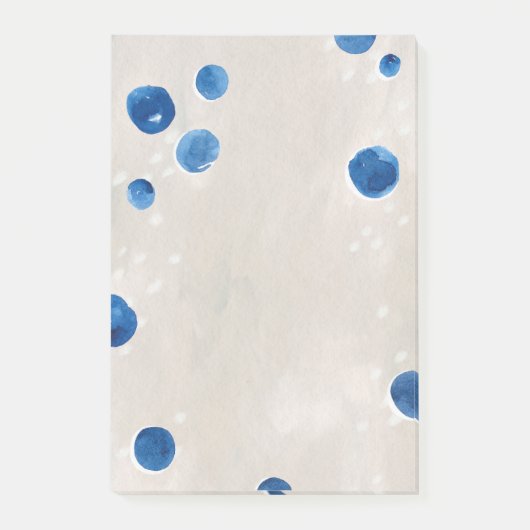 Waterverf schattige zeepijpstippen post-it® notes (Voorkant)