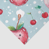 Waterverf Schattigee Cherry Decoupage Art Tissuepapier (Detail)