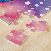 Waterverf Schattigee zeemeermin Legpuzzel (Zijkant)