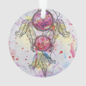 Waterverf-schets Dreamweaver "Chase your Dreams" Ornament (achterkant)