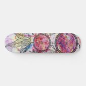 Waterverf-schets Dreamweaver "Chase your Dreams" Skateboard (Horizontaal)
