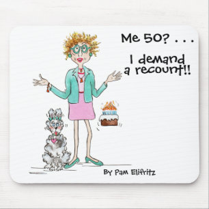 Waterverf Schets Recount Nodig na 50 jaar Muismat