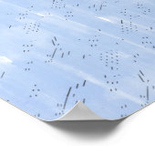 Waterverf schets van het standbeeld van Athena Poster (Hoek)