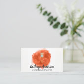 Waterverf | Schilder Klantenkaartje (Staand voorkant)