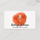 Waterverf | Schilder Klantenkaartje (Voorkant)