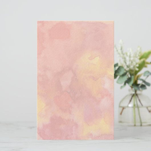 Waterverf schilderachtergrond. briefpapier (Staand voorkant)