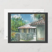 Waterverf Schilderen Briefkaart Okinawa Ishigaki (Voorkant / Achterkant)