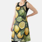 Waterverf Schilderen van citroenen Schort (Insitu)